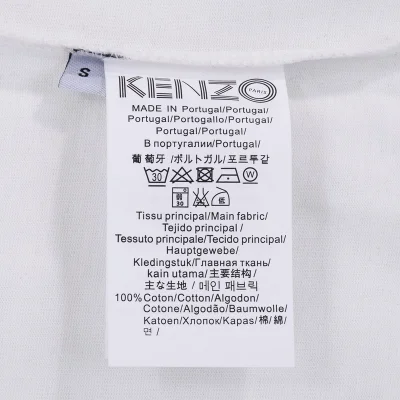 Футболка Kenzo With A Printed Nameplate "White" фото № 9 Футболка Kenzo With A Printed Nameplate "White" фото № 9