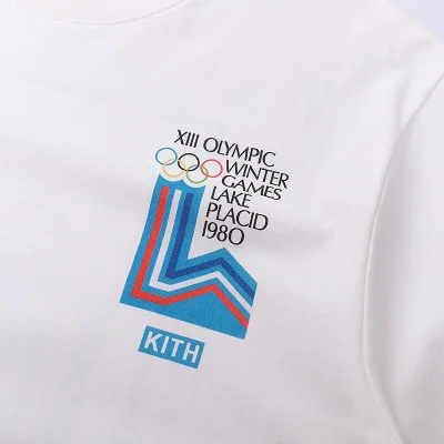 Футболка Kith Winter Olympics 1980 "White" фото № 3