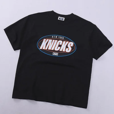 Футболка Kith Knicks Circle Logo "Black" фото № 2