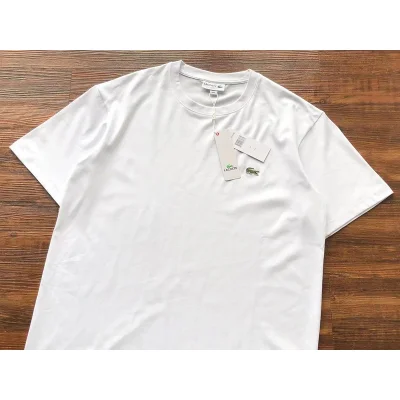 Футболка Lacoste Embroidered Small Front Logo "White" фото № 2