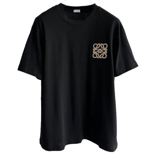 Футболка Loewe With Beige Logo "Black"