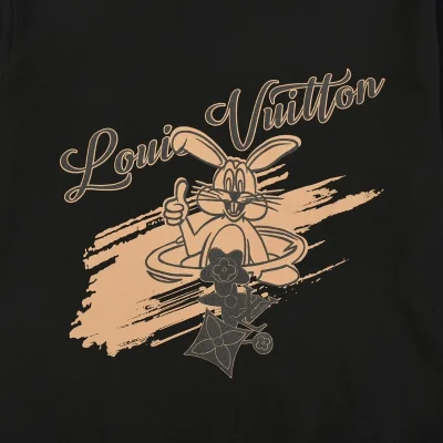 Футболка Louis Vuitton Cool Rabbit "Black" фото № 3