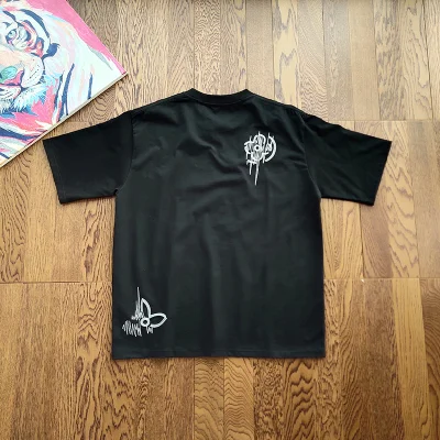 Футболка Louis Vuitton Embroidery "Black" фото № 2