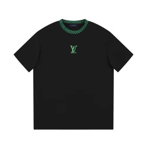 Футболка Louis Vuitton Checkered Collar "Black"