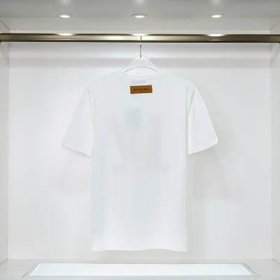 Футболка Louis Vuitton Logo Made Of Stripes "White" фото № 2