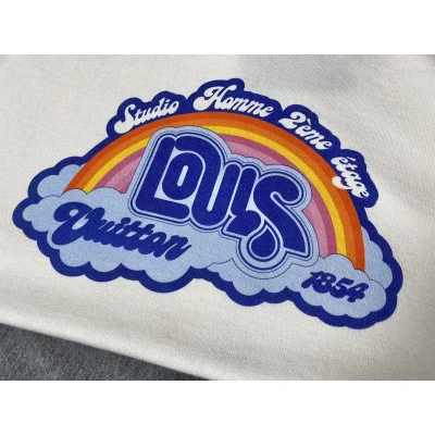 Футболка Louis Vuitton With Rainbow Print "White" фото № 5