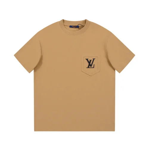 Футболка Louis Vuitton With Logo On The Pocket "Brown"