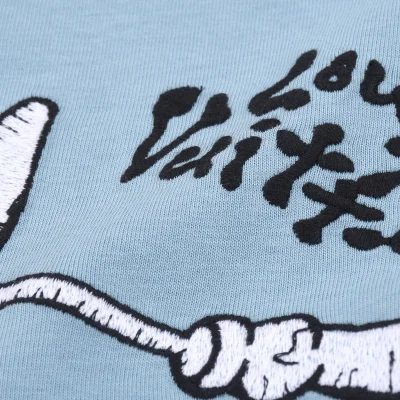 Футболка Louis Vuitton With Print Of Home Tools "Blue" фото № 9