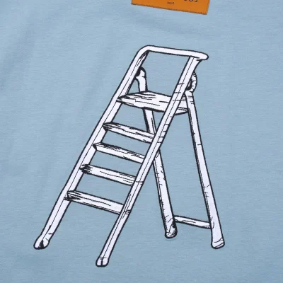 Футболка Louis Vuitton With Print Of Home Tools "Blue" фото № 5