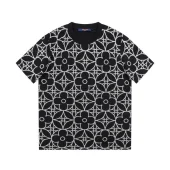 Футболка Louis Vuitton With A Monotonous Logo Print "Black"