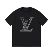Футболка Louis Vuitton With Logo Print With Brand Patterns "Black"