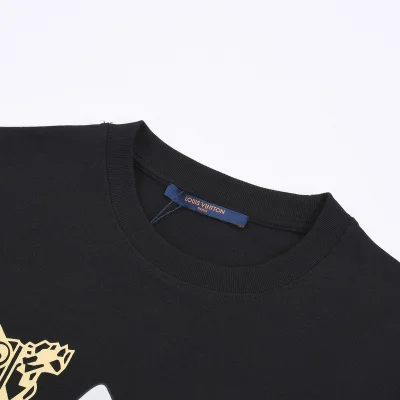 Футболка Louis Vuitton With Hare In Brand Clothes "Black" фото № 5