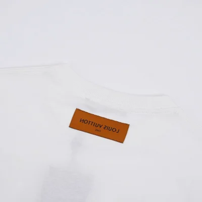 Футболка Louis Vuitton Print Logo And Cap "White" фото № 5