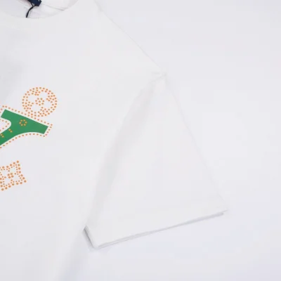 Футболка Louis Vuitton Print Logo And Cap "White" фото № 4