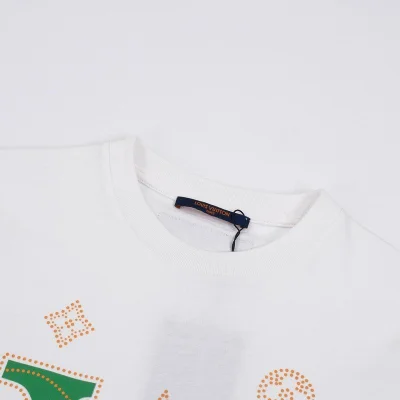 Футболка Louis Vuitton Print Logo And Cap "White" фото № 2