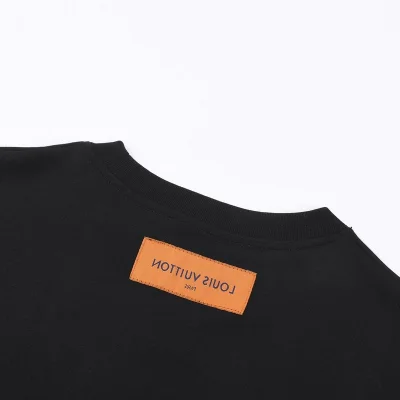 Футболка Louis Vuitton With Blue Elephant Patch "Black" фото № 2