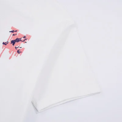 Футболка Louis Vuitton Pink Thread Logo "White" фото № 5