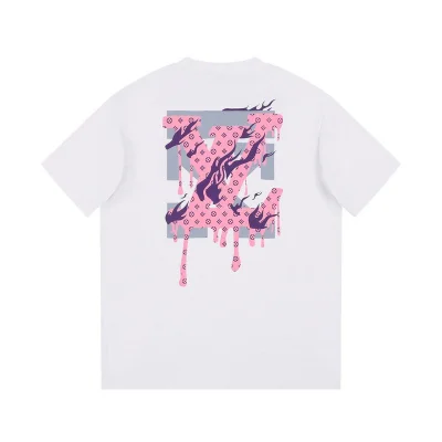 Футболка Louis Vuitton Pink Thread Logo "White" фото № 7