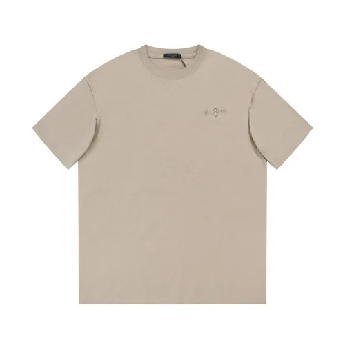 Футболка Louis Vuitton Embroidered Emblems With Logo "Beige"