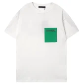 Футболка Louis Vuitton With A Green Zipper Pocket "White"