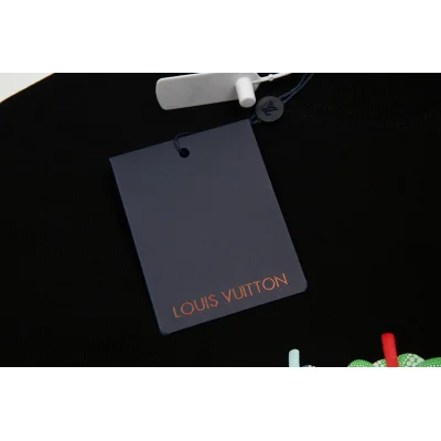 Футболка Louis Vuitton Vegetable Print "Black" фото № 3