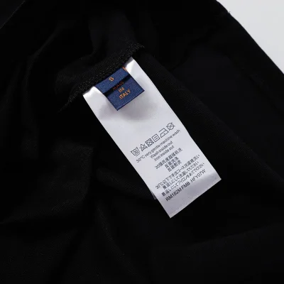 Футболка Louis Vuitton With Beautiful Logo - Cotton "Black" фото № 6