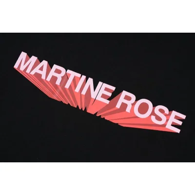 Футболка Martine Rose With Logo "Black" фото № 8