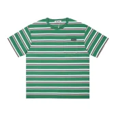 Футболка Miu Miu Horizontal Stripes "Green"