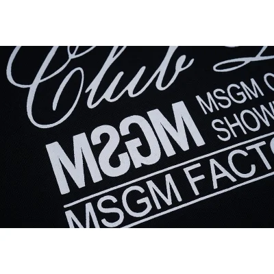 Футболка MSGM Splashing Drink From Cocktail Glass Print "Black" фото № 3