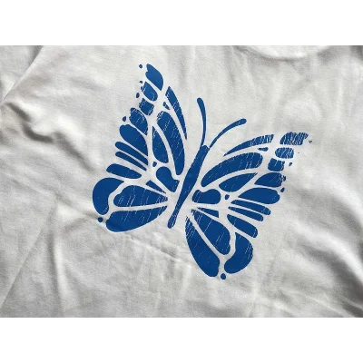 Футболка Needles Butterfly "White" фото № 6