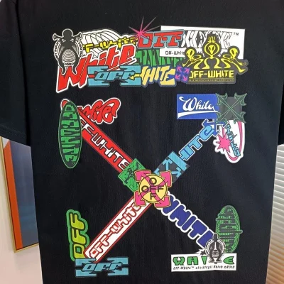 Футболка Off White Alien Design "Black" фото № 5