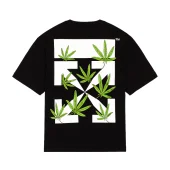 Футболка Off-White Marijuana "Black"