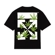 Футболка Off-White Marijuana "Black"