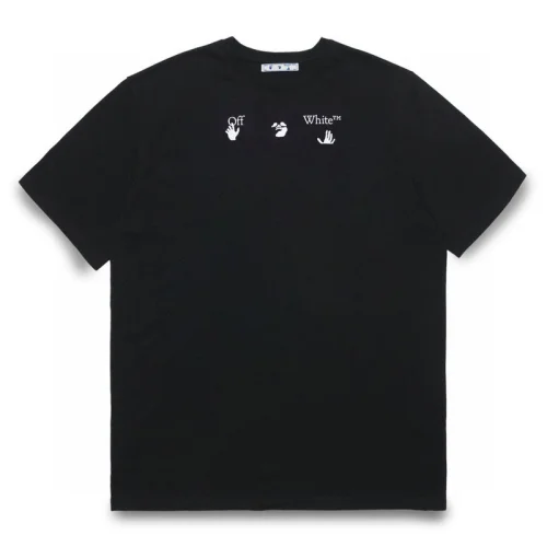 Футболка Off White Logo Assembled Piece By Piece "Black"