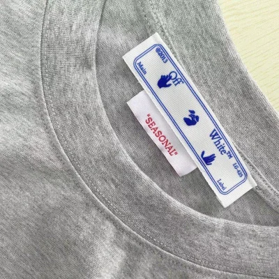 Футболка Off White With Dark Logo "Gray" фото № 6