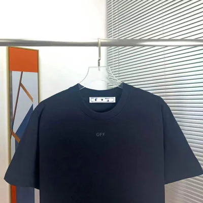 Футболка Off White Logo On The Back "Black" фото № 3
