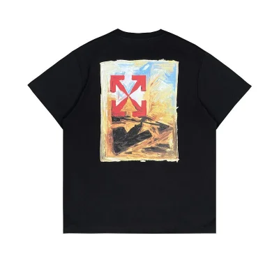 Футболка Off White Picture With Red Logo "Black" фото № 5