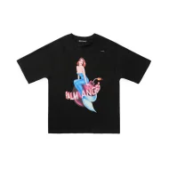 Футболка Palm Angels Print Of The Little Mermaid "Black"