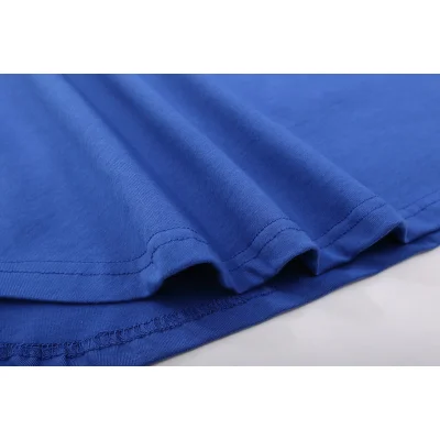 Футболка Palm Angels With A Large And Small Logo "Blue" фото № 7