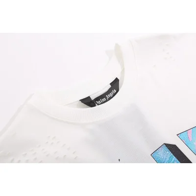 Футболка Palm Angels Wish You Were Here "White" фото № 2