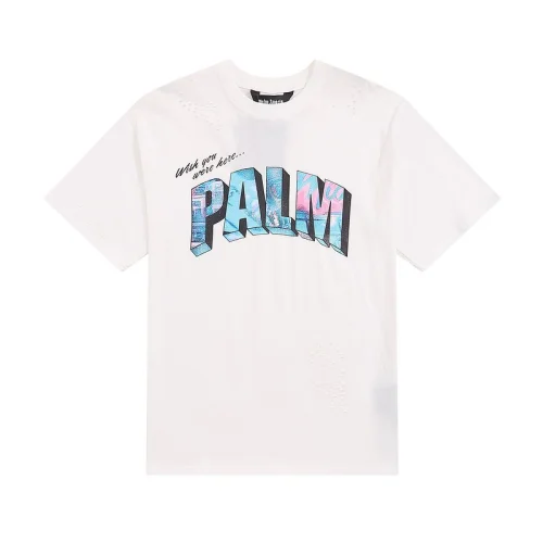 Футболка Palm Angels Wish You Were Here "White"