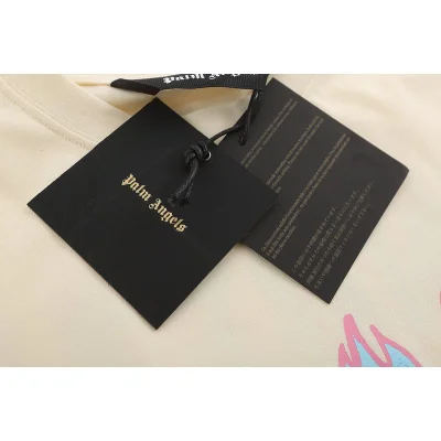 Футболка Palm Angels Burn Up "Cream" фото № 6