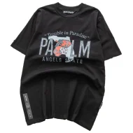 Футболка Palm Angels Trouble In Paradise - Text "Black"