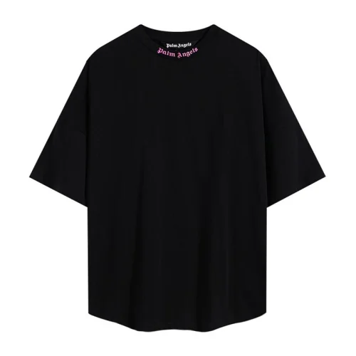 Футболка Palm Angels Pink Logo "Black"