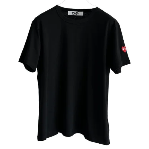 Футболка Play With Heart Embroidered Sleeve "Black"