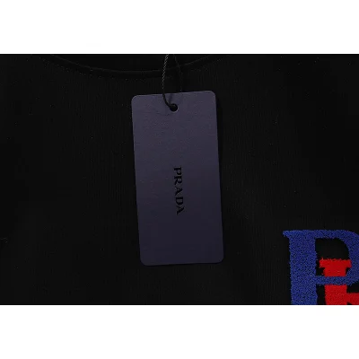 Футболка Prada Logo Letter On Letter "Black" фото № 4