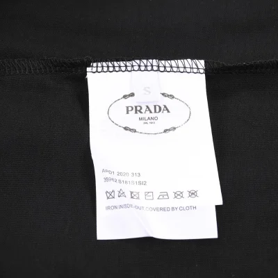 Футболка Prada The Man In The Logo "Black" фото № 7