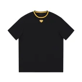 Футболка Prada With Yellow Brand Logo "Black"