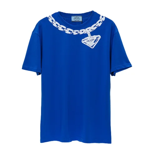 Футболка Prada Thick Chain With Suspension "Blue"
