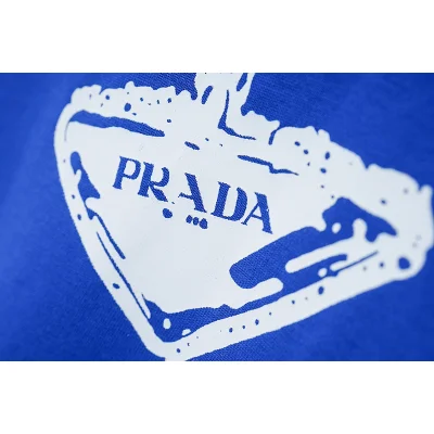 Футболка Prada Thick Chain With Suspension "Blue" фото № 2